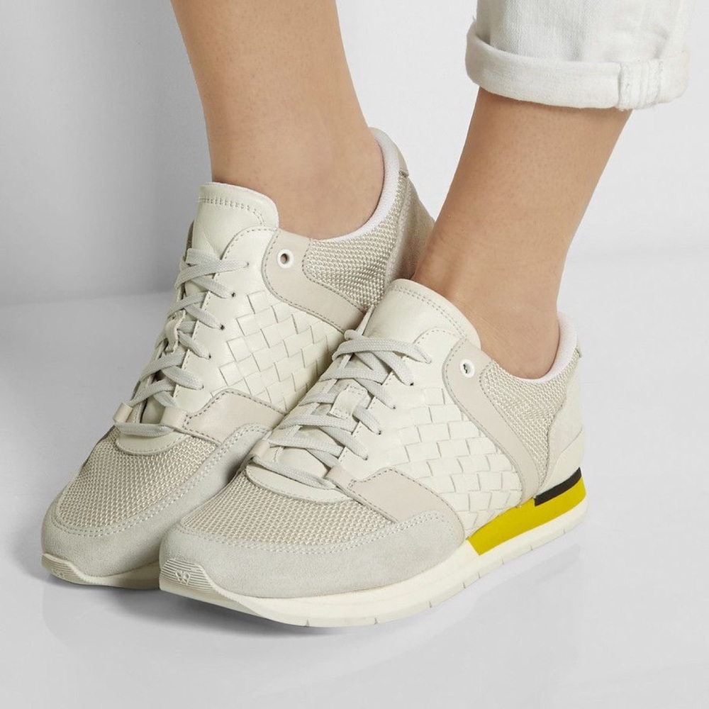 🔹 Bottega Veneta Lace-Up Sneakers, 38 - Picture 2 of 14